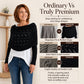 Women's Knit Scarf with Sleeves