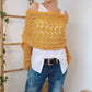 Women's Knit Scarf with Sleeves