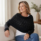 Women's Knit Scarf with Sleeves