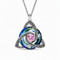🔮LAST DAY SALE ONLY ￡9.99!!💕🎁Women's Celtic Knot Birthstone Pendant Necklace