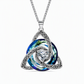 🔮LAST DAY SALE ONLY ￡9.99!!💕🎁Women's Celtic Knot Birthstone Pendant Necklace