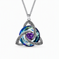 🔮LAST DAY SALE ONLY ￡9.99!!💕🎁Women's Celtic Knot Birthstone Pendant Necklace