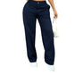 Women's High-Waist Straight-Leg Dress Pants