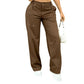 Women's High-Waist Straight-Leg Dress Pants