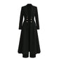 ⏰💖Black Friday Mega Deal – 50% off!💖✨Women's Elegant Autumn 2 Piece Outfit Set with Retro Long Sleeve Coat and Simple Trousers