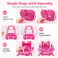 👑 LIMITED‑TIME 50% OFF! 🎀 Kids’ 3‑in‑1 Pretend Makeup Vanity Suitcase – Rolling Trolley Salon, 31 Toy Accessories, Easy Snap Setup 🧳